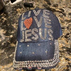 Women denim hat. NWT